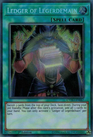 Ledger of Legerdemain (CYHO-EN067) [CYHO]