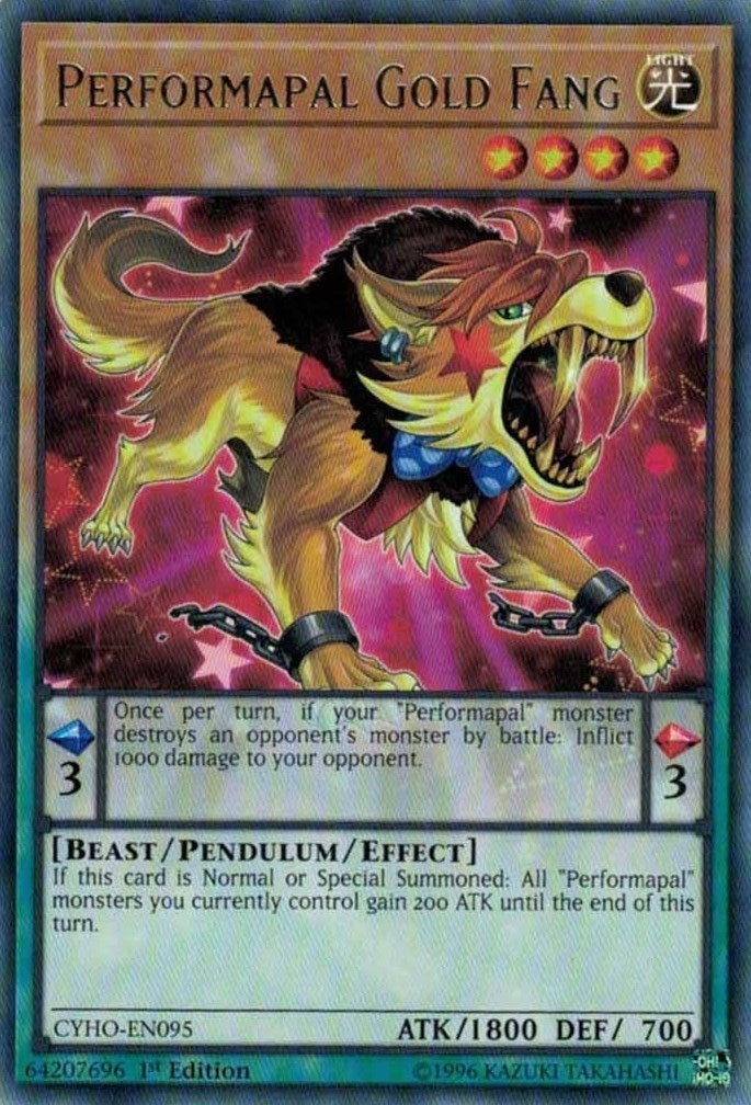 Performapal Gold Fang (CYHO-EN095) [CYHO]