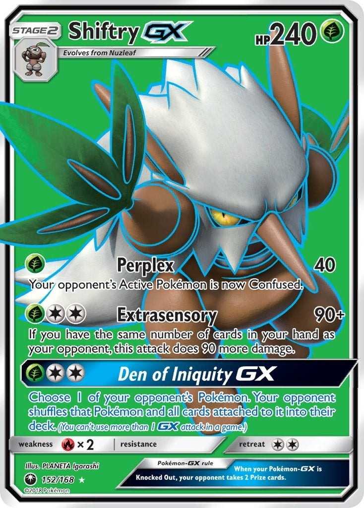 Shiftry GX Full Art (152/168) [CES]