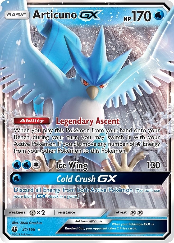 Articuno GX (31/168) [CES]