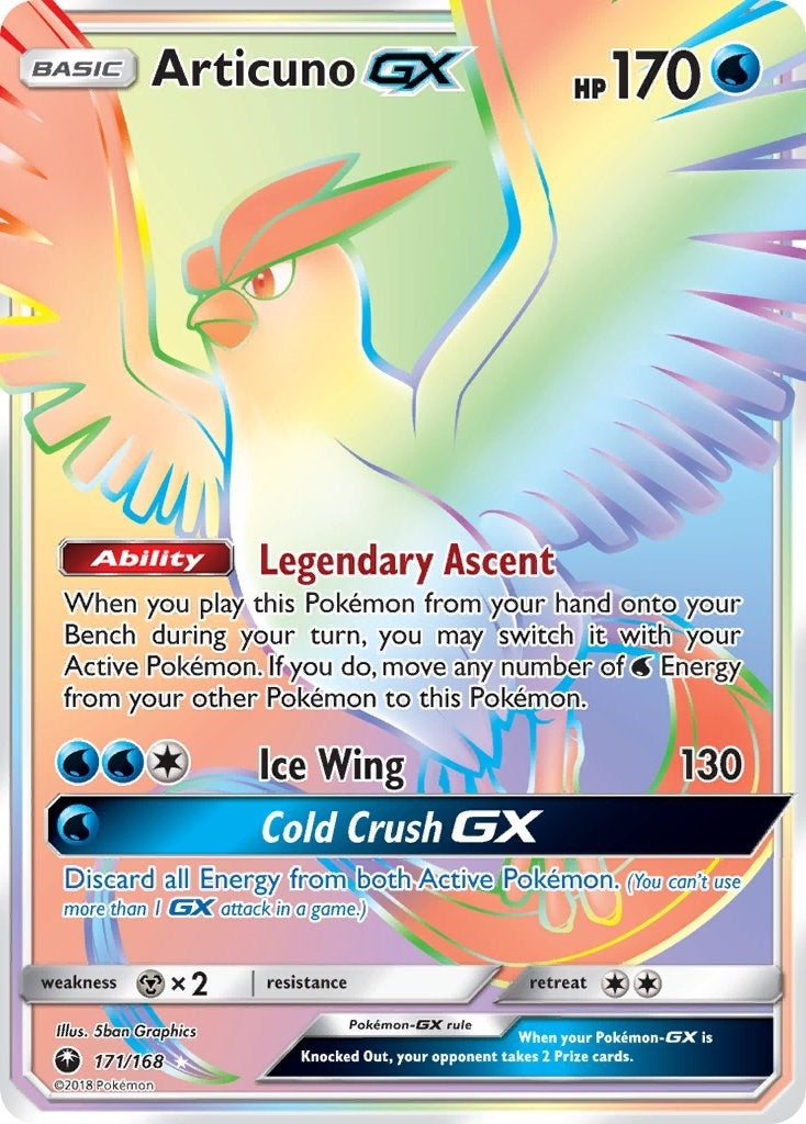 Articuno GX Secret (171/168) [CES]