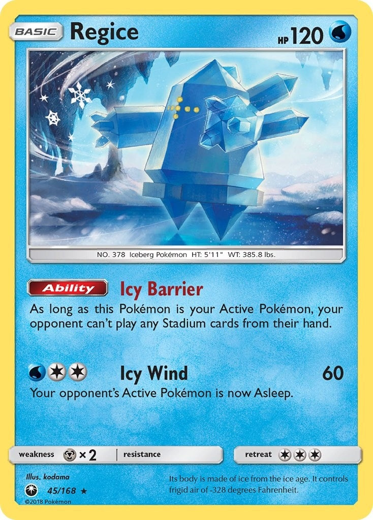 Regice (45/168) [CES]