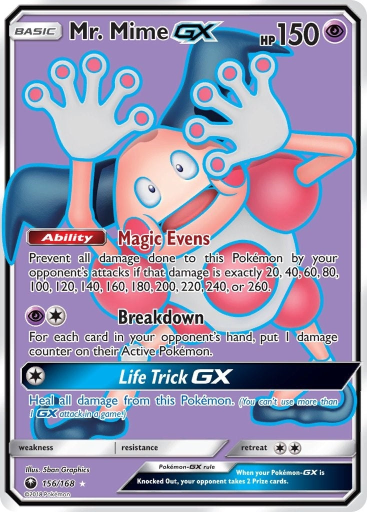 Mr Mime GX Full Art (156/168) [CES]
