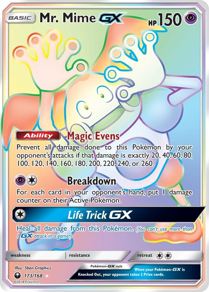 Mr Mime GX Secret (173/168) [CES]