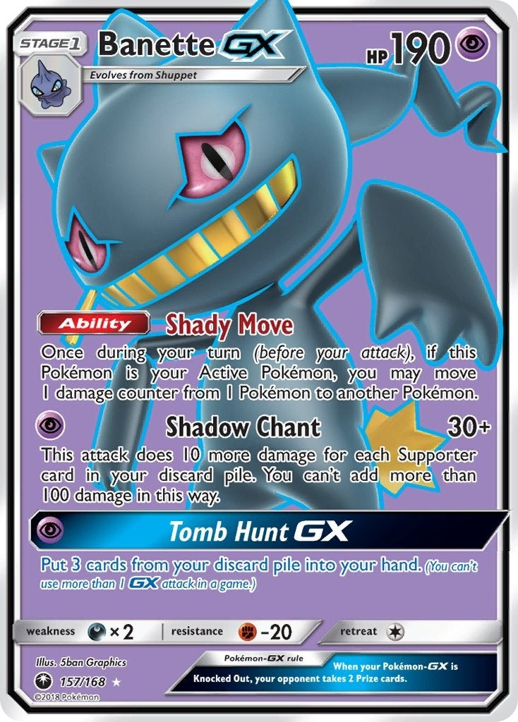 Banette GX Full Art (157/168) [CES]