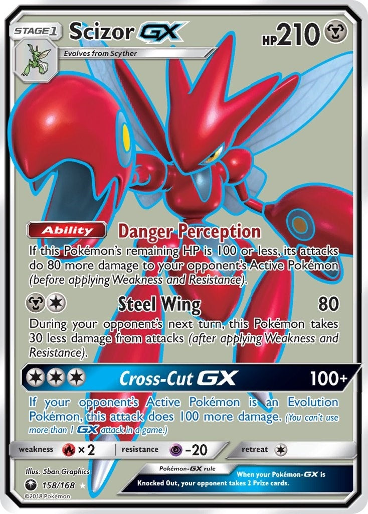 Scizor GX Full Art (158/168) [CES]