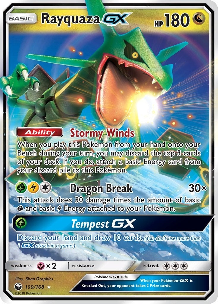 Rayquaza GX (109/168) [CES]