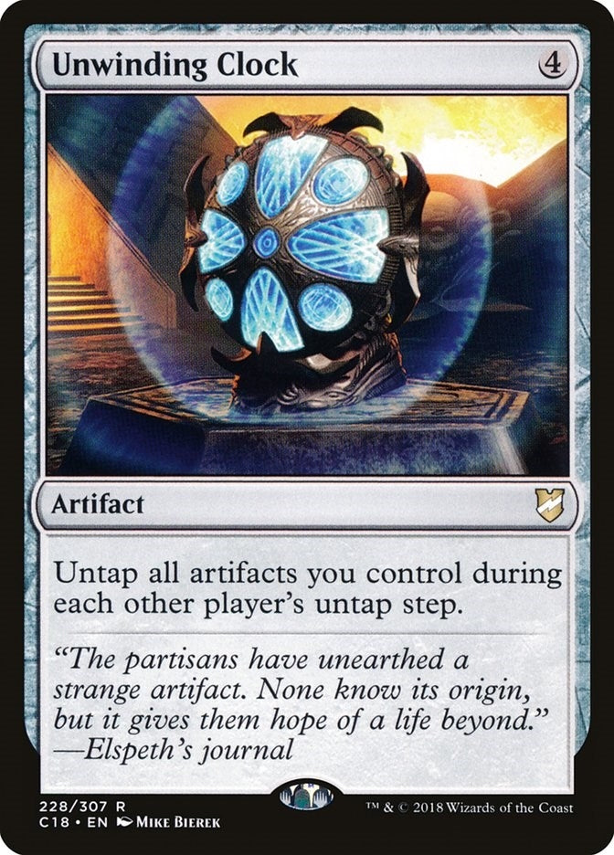 Unwinding Clock (228) [C18]