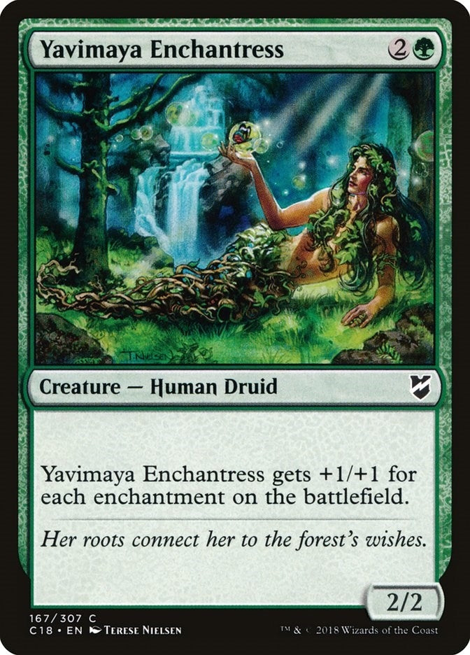 Yavimaya Enchantress (167) [C18]