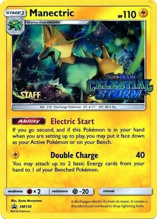 Manectric SM130 Prerelease Staff (SM130) [SMP]