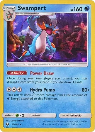 Swampert 35 168 SM Celestial Storm (035/168) [PR]