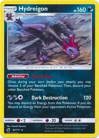 Hydreigon 62 111 Cracked Ice Holo (062/111) [PR]