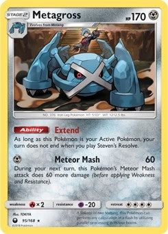 Metagross 95 168 Prerelease Kit Exclusive (095/168) [PR]