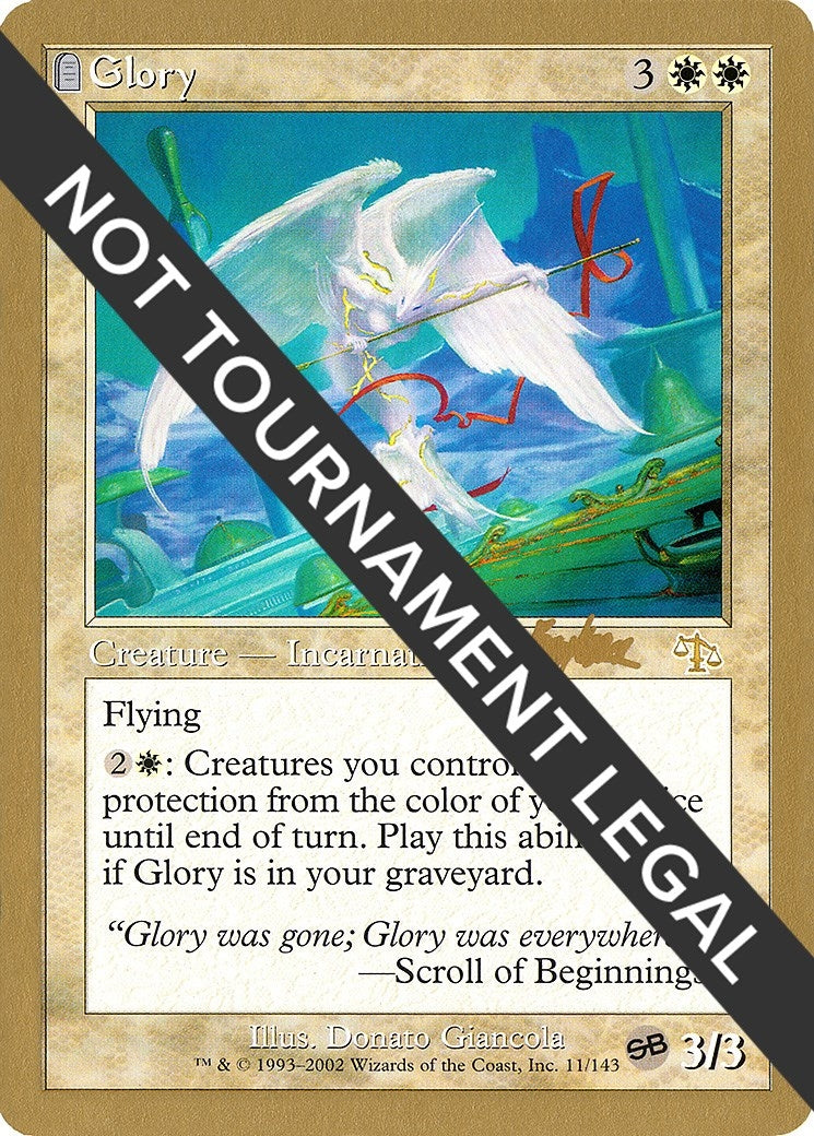 Glory 2002 Brian Kibler JUD SB [WCD]