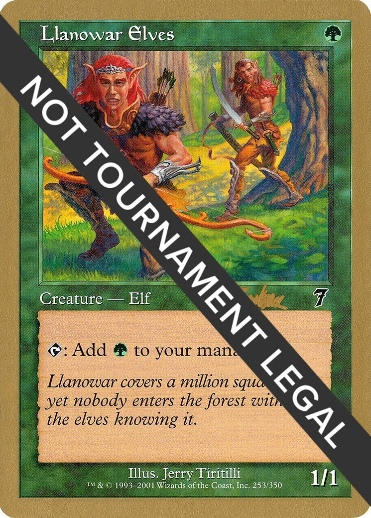 Llanowar Elves 2002 Brian Kibler 7ED [WCD]