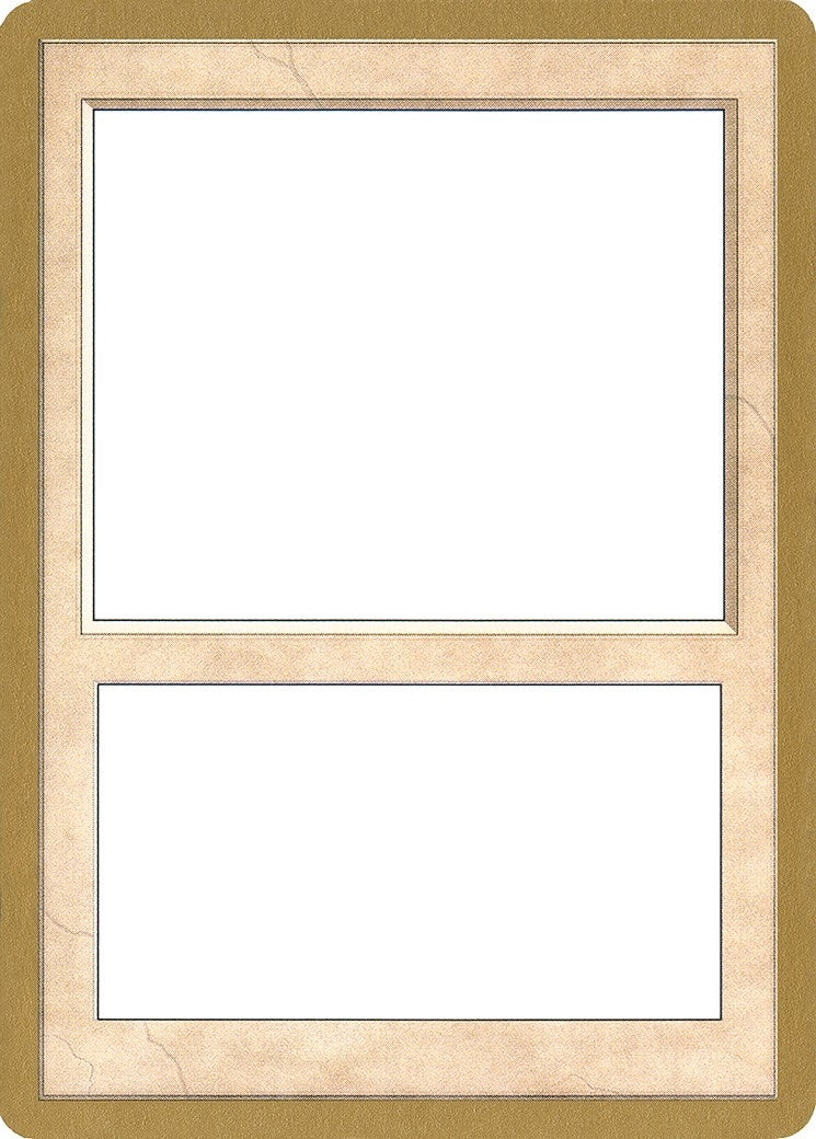 2002 World Championship Blank Card [WCD]