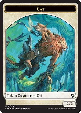 Cat Soldier Double sided Token [C18]
