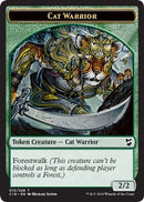 Cat Warrior Elemental Double sided Token [C18]