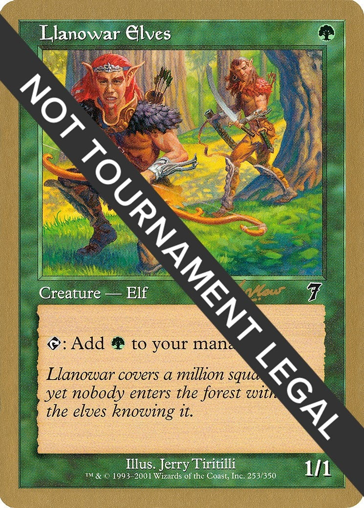 Llanowar Elves 2002 Sim Han How 7ED [WCD]