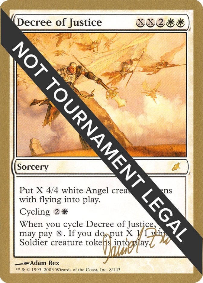 Decree of Justice 2003 Daniel Zink SCG [WCD]