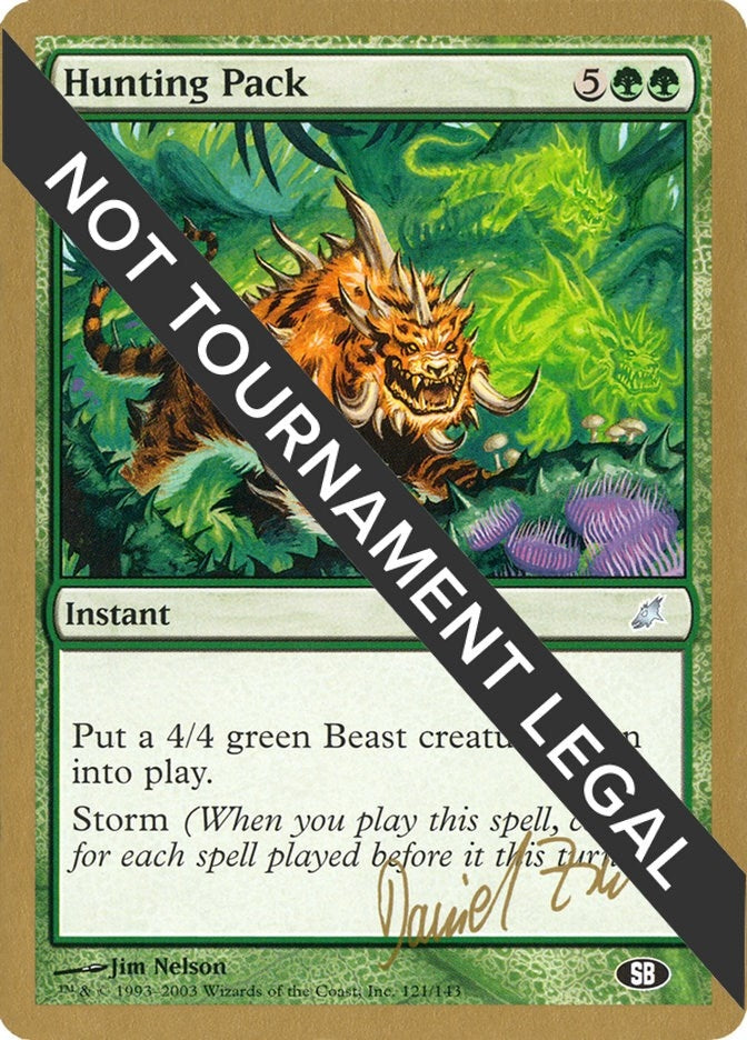 Hunting Pack 2003 Daniel Zink SCG SB [WCD]