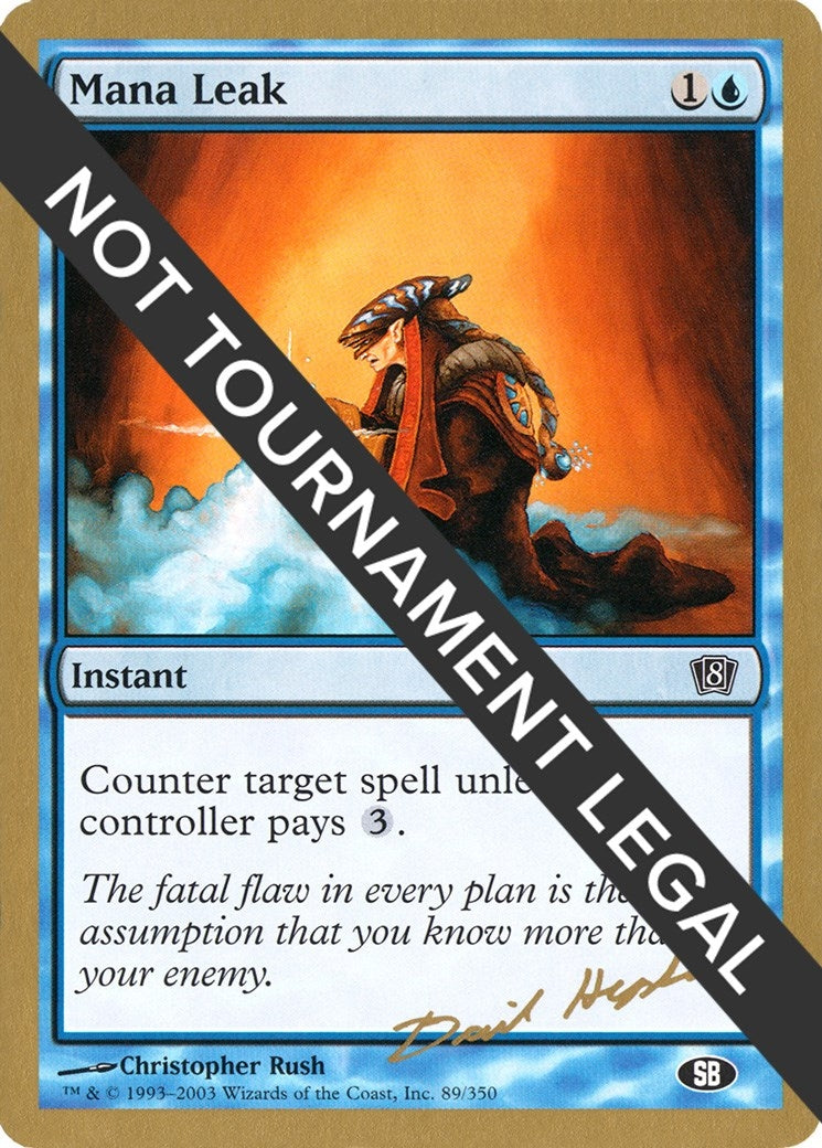 Mana Leak 2003 Dave Humpherys 8ED SB [WCD]