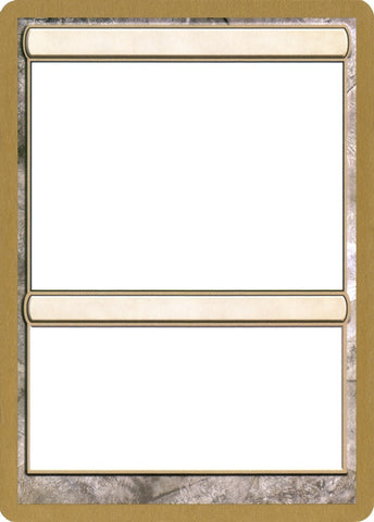 2003 World Championship Blank Card [WCD]