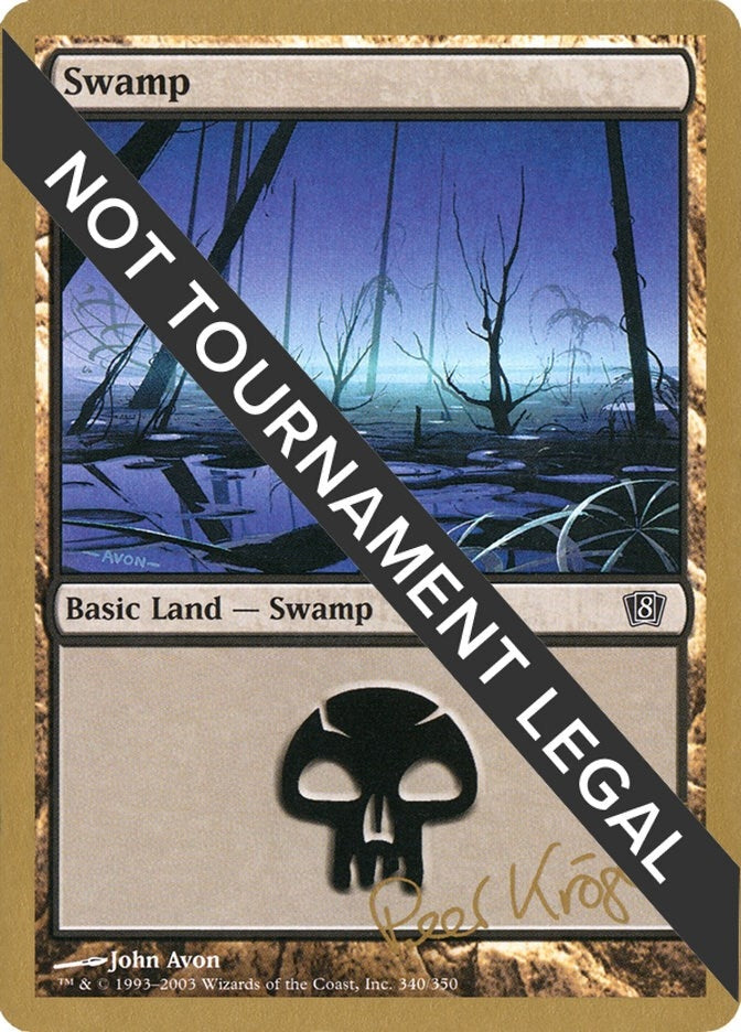 Swamp (pk340) (Peer Kroger) [World Championship Decks 2003]