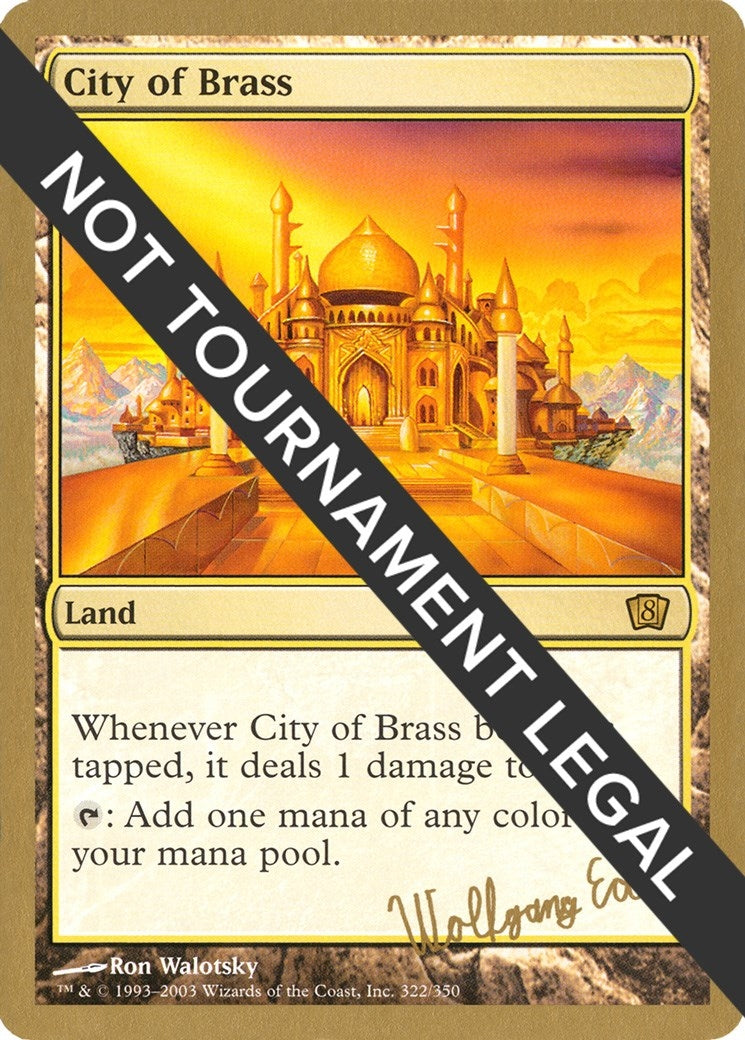 City of Brass (Wolfgang Eder) [World Championship Decks 2003]