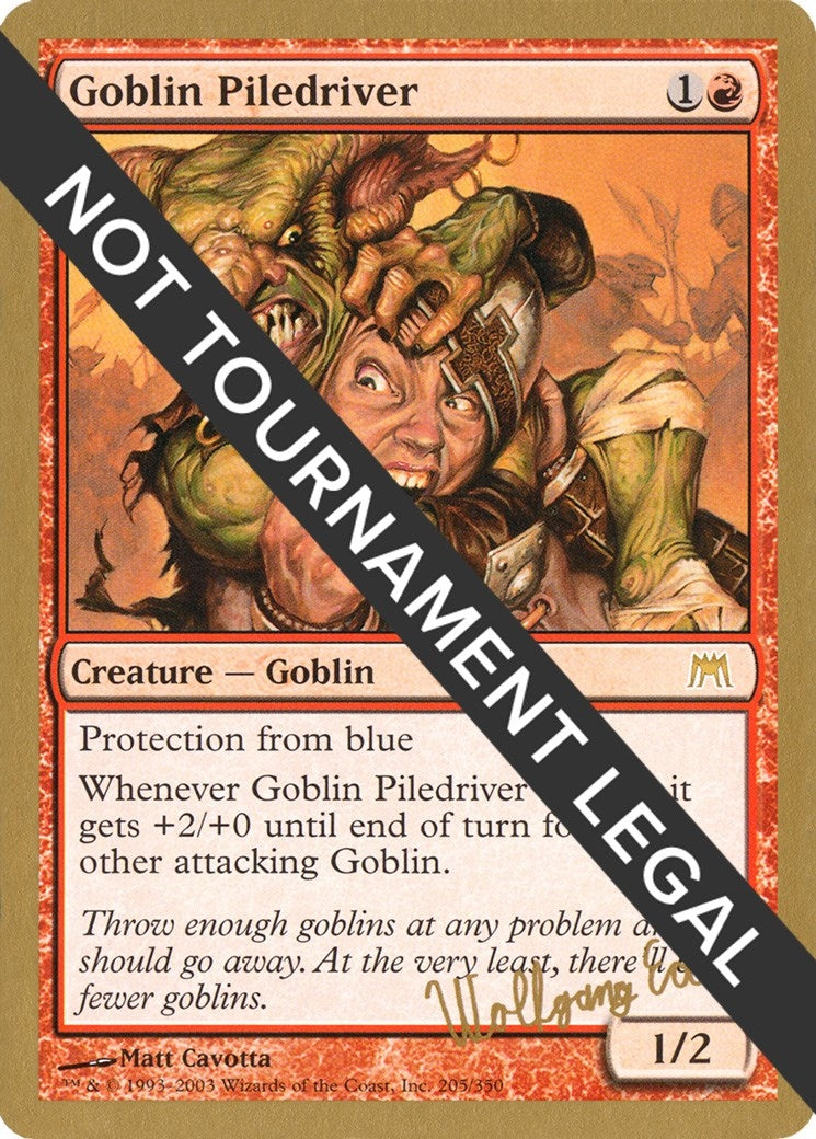 Goblin Piledriver 2003 Wolfgang Eder ONS [WCD]