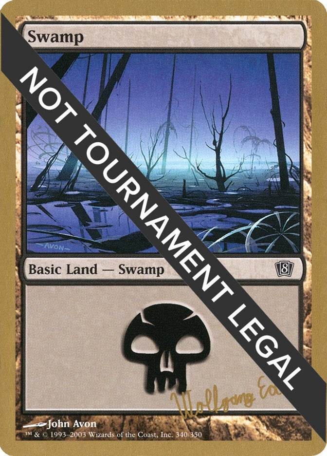Swamp (we340) (Wolfgang Eder) [World Championship Decks 2003]
