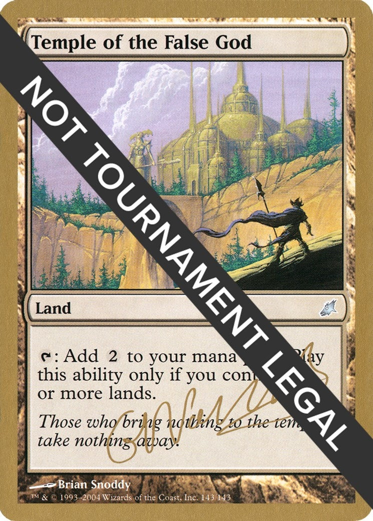 Temple of the False God 2004 Gabriel Nassif SCG [WCD]