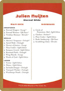 2004 Julien Nuijten Decklist Card [WCD]