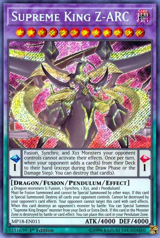 Supreme King Z ARC (MP18-EN011) [MP18]
