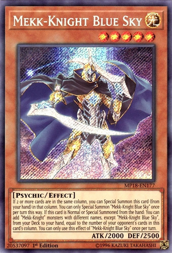 Mekk Knight Blue Sky (MP18-EN177) [MP18]