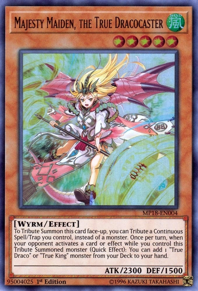 Majesty Maiden the True Dracocaster (MP18-EN004) [MP18]