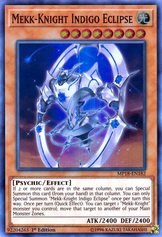 Mekk Knight Indigo Eclipse (MP18-EN182) [MP18]