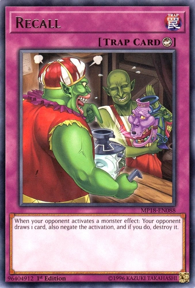 Recall (MP18-EN088) [MP18]