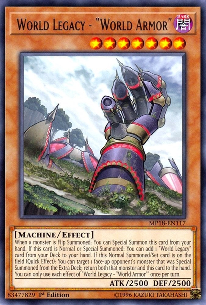 World Legacy World Armor (MP18-EN117) [MP18]