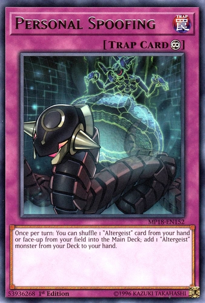 Personal Spoofing (MP18-EN152) [MP18]