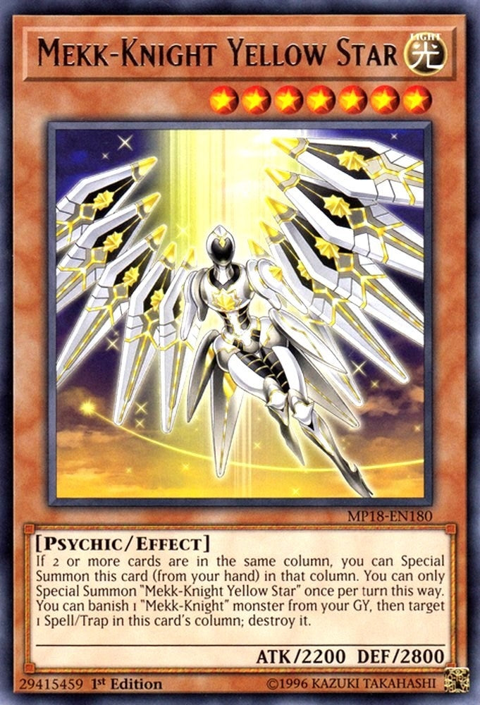 Mekk Knight Yellow Star (MP18-EN180) [MP18]