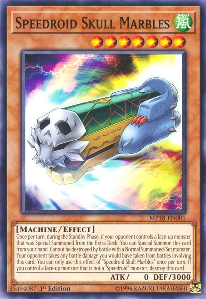 Speedroid Skull Marbles (MP18-EN001) [MP18]