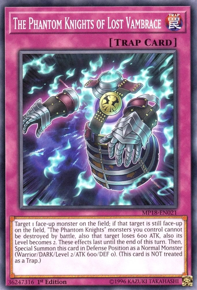 The Phantom Knights of Lost Vambrace (MP18-EN021) [MP18]