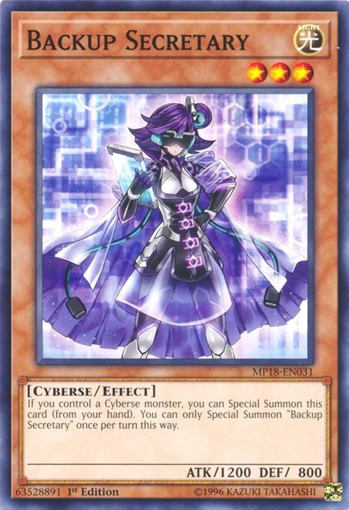 Backup Secretary (MP18-EN031) [MP18]