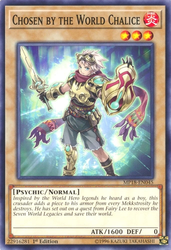 Chosen by the World Chalice (MP18-EN045) [MP18]
