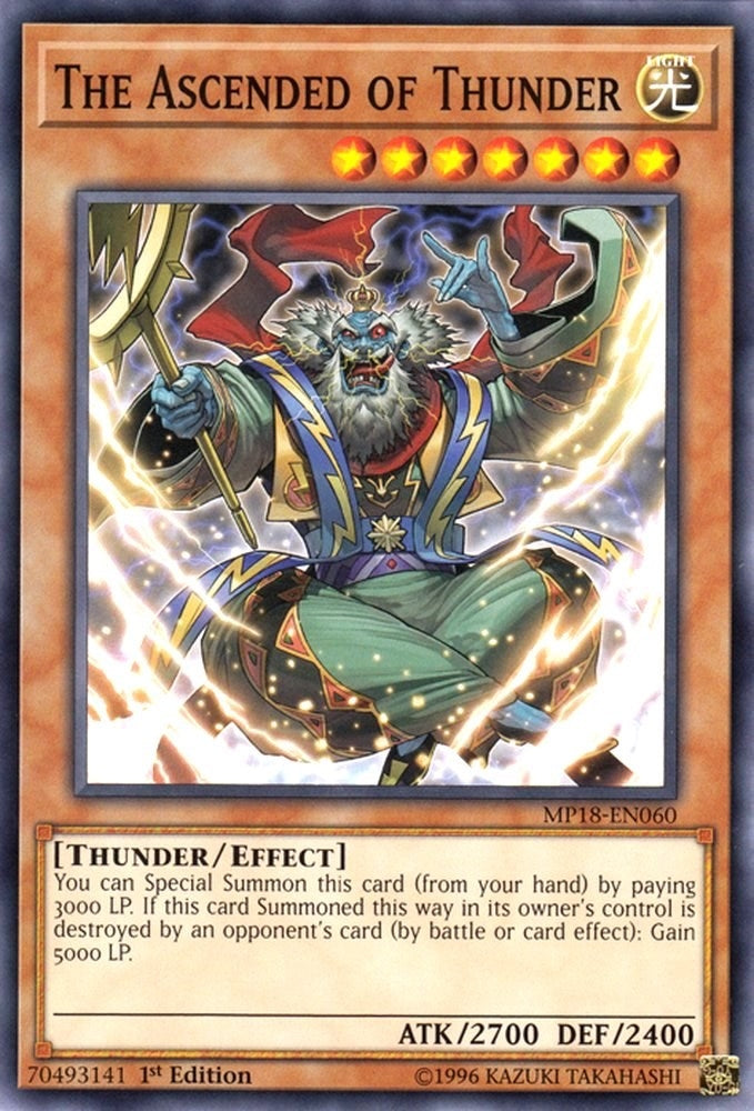 The Ascended of Thunder (MP18-EN060) [MP18]