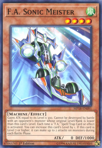 FA Sonic Meister (MP18-EN091) [MP18]