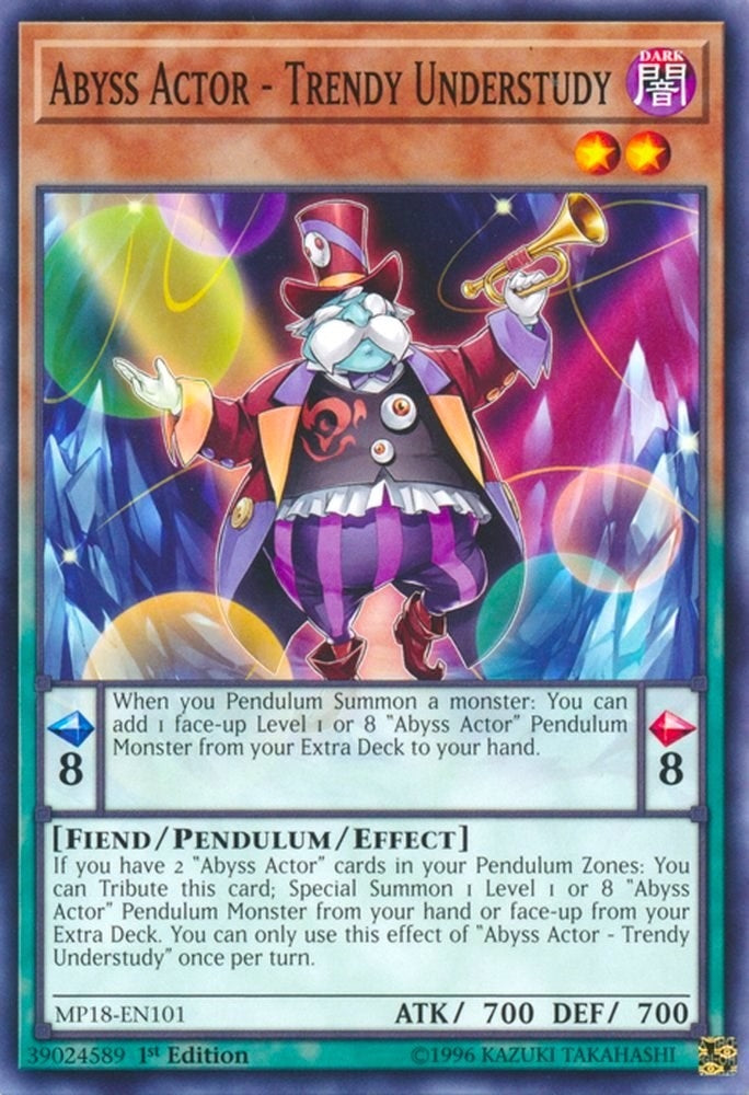 Abyss Actor Trendy Understudy (MP18-EN101) [MP18]