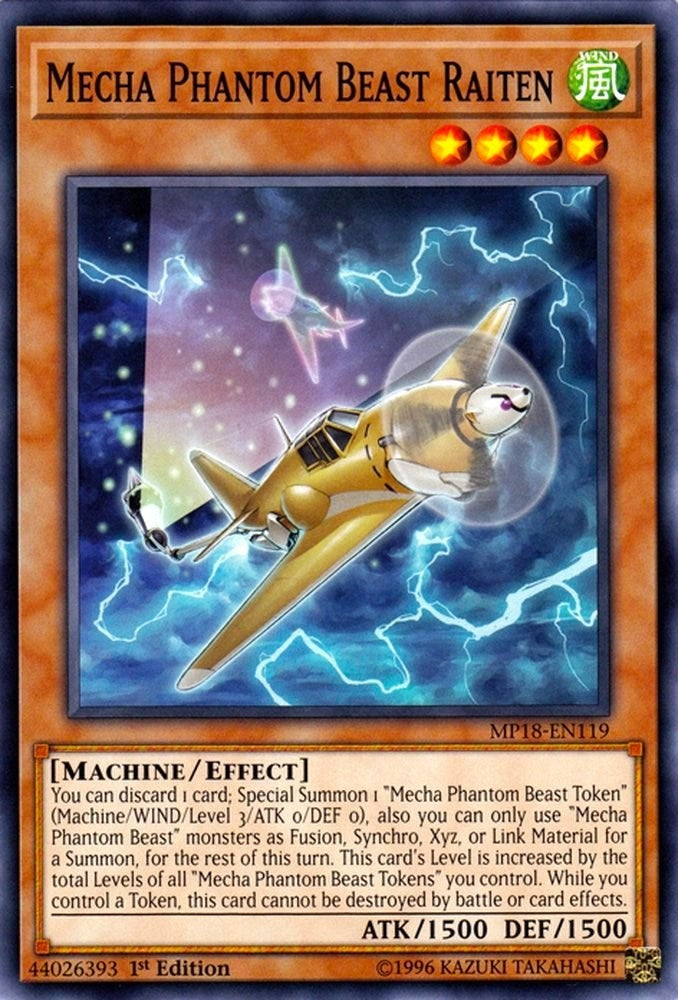 Mecha Phantom Beast Raiten (MP18-EN119) [MP18]