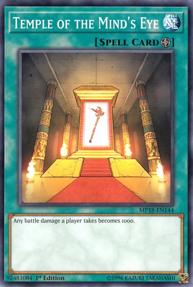 Temple of the Minds Eye (MP18-EN144) [MP18]
